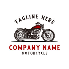 Motorcycle logo template. american moto bikes for classic motorcycle workshops and community