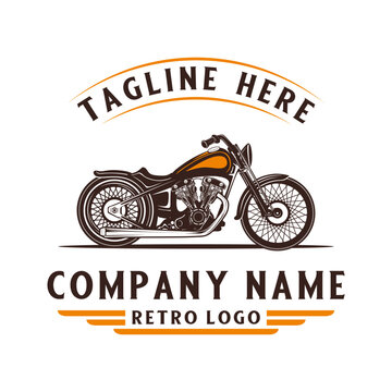 American Motorcycle Club Isolated vector logo. Logo Templates