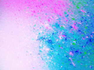 blue and purple abstract fractal background 3d rendering illustration