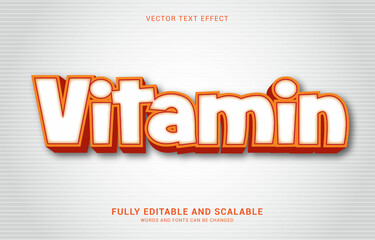 editable text effect, Vitamin style