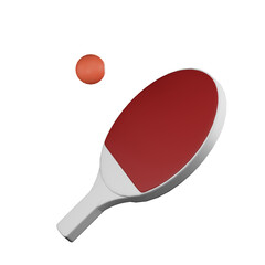 3D Tennis Table PNG Illustration