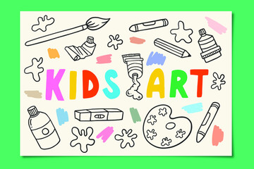 Children's Art and Art Materials Illustration Design
