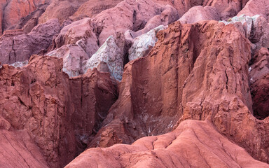 Erosion textures in the volcanic Rainbow Valley (Valle de Arcoris) in the Atacama desert, Chile
