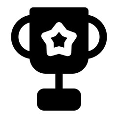 trophy glyph icon