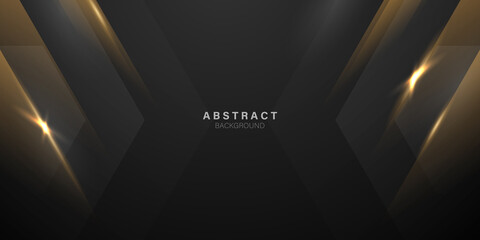 vector abstract luxury black background with golden elements modern creative concept