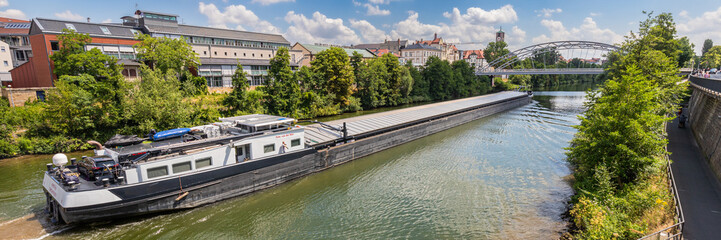 Naklejka premium photography in the center of the historic medieval town of Bamberg, Bavaria
