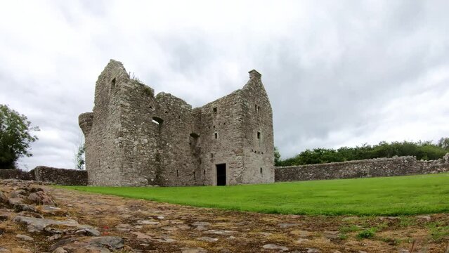 The beautiful Tully Castle by Enniskillen, County Fermanagh in Northern Ireland