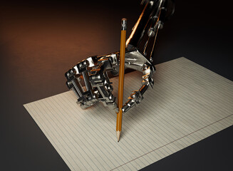 Mechanical Hand Drawing