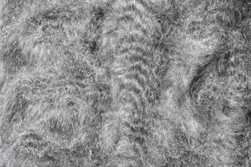 Faux fur grey wool abstract pattern nature skin soft warm fluffy background texture