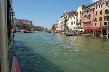 Wenecja, zabytki, podróż, vaporetto, gondola, Europa, Italia