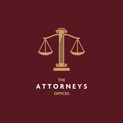 Minimalist logo for law firm