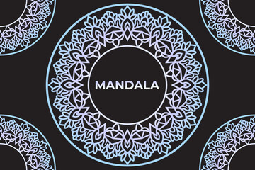 Frame mandala design. Mandala pattern background design. 