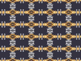 Ornament paisley Bandana Print. Seamless pattern based on ornament paisley Print. Silk neck scarf or kerchief square pattern design. Best motive for print on fabric or papper. Digital art illustration