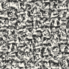 Monochrome Ikat Textured Camouflage Pattern