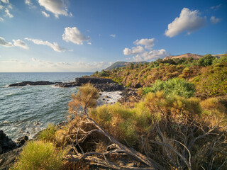 view of the coast - Vulcano Eolian sland 
