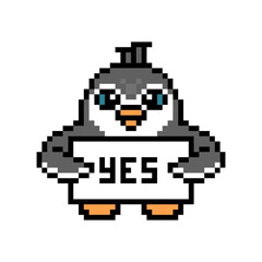Fototapeta premium Penguin with a 