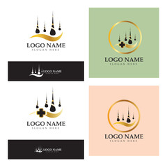 Hair treatment logo hair transplantation logo vector image design illustration
