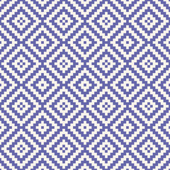 Couleur de l& 39 année 2022 fond très péri. Motif géométrique sans couture avec losange pixel art violet. Modèle de vecteur de diamant abstrait. Illustration vectorielle simple. Conception géométrique en zigzag pour tissu, mur