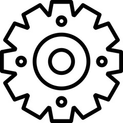 metal outline icon