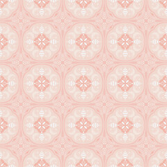 Nature Seamless Pattern Moon Floral Background Damask Art Traditional Ornament 