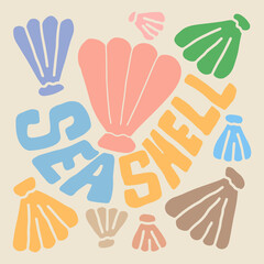 Hand Drawn Shell Design Set