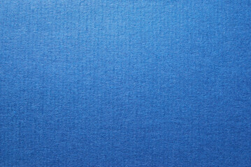 Blue bolor corrugated craft paper texture as background