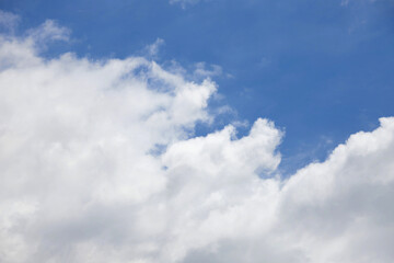 Cumulus cloud on blue sky