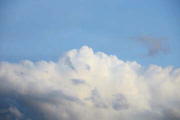 Cumulus cloud on blue sky