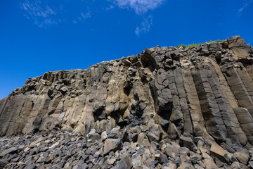 Chixi rock waterfall in Penghu of Taiwan