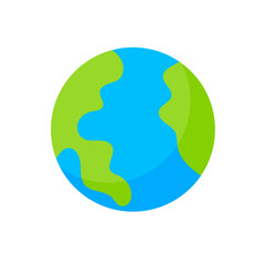 World map for tourists planning a vacation trip.