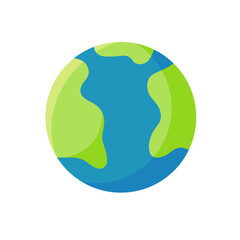 World map for tourists planning a vacation trip.