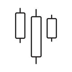 candle line icon