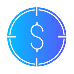 pay day gradient icon