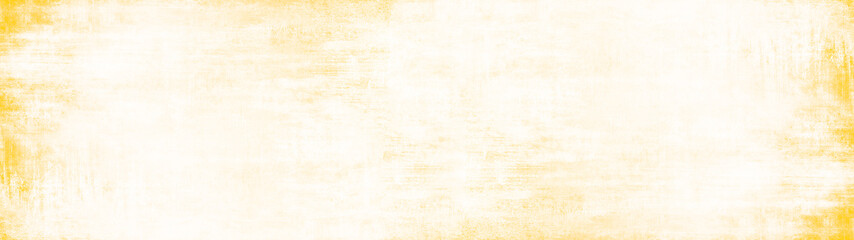 Abstract yellow white scratched painted paper texture background banner panorama pattern template