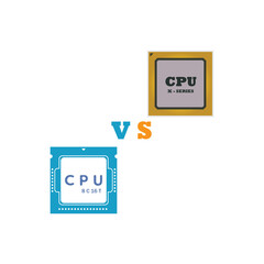 CPU (central processing unit) icons  illustration.design inspiration  Vector template.