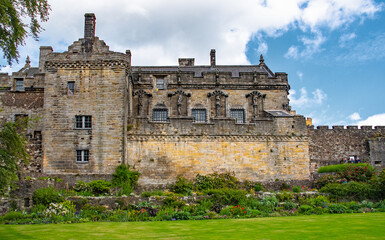 Fototapeta na wymiar Stirling Castle majestätische Castle, wunderbar erhaltene Schätze aus dem Mittelalter sind Zeitzeugen einer großen Vergangenheit