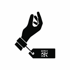 Human Trafficking Icon. Modern Slavery Symbol  - Vector.