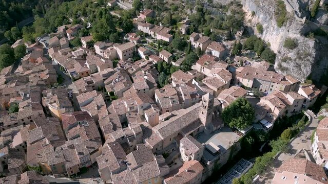 Moustiers-Sainte-Marie considered one of most beautiful villages of France