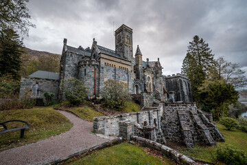 St Conan’s Kirk located in the village of Loch Awe in Argyll and Bute, Scotland UK