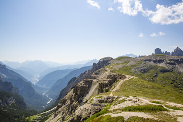 The Three Peaks of Lavaredo, symbol of the Dolomites in South Tyrol