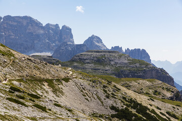 The Three Peaks of Lavaredo, symbol of the Dolomites in South Tyrol