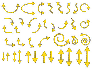 矢印のベクターイラストセット