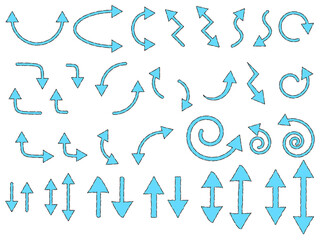矢印のベクターイラストセット