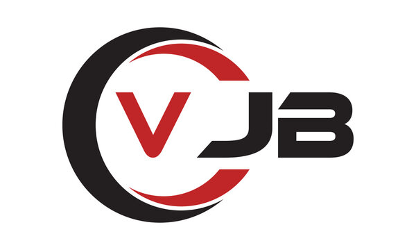VJB swoosh three letter logo design vector template | monogram logo | abstract logo | wordmark logo | letter mark logo | business logo | brand logo | flat logo | minimalist logo | text | word | symbol