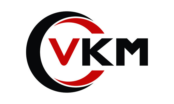 VKM swoosh three letter logo design vector template | monogram logo | abstract logo | wordmark logo | letter mark logo | business logo | brand logo | flat logo | minimalist logo | text | word | symbol