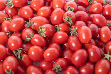 Fresh and wholesome red cherry tomatoes