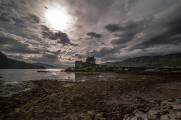 Fototapeta na wymiar Eilean Donan Castle Scottish Highlands. Kyle of Lochalsh, Scotland.