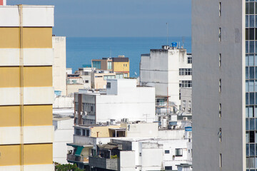 buildings in the Leblon neighborhood in Rio de Janeiro, Brazil.