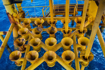 Pipes and tubes for production in offshore oil and gas rig structures that produce crude gas and crude oil from sub-surface to surface.