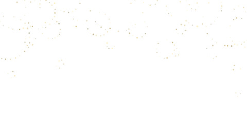 Gold Glitter Stars. Luxury Shiny Confetti.